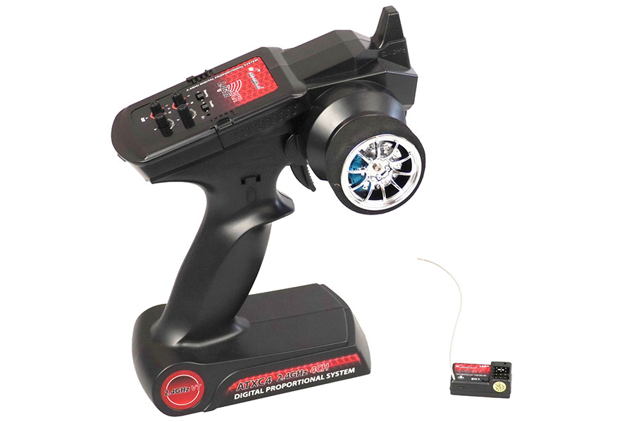 RC Radiostyrt Sändarpaket - 4CH 2,4Ghz - ATXC4 + Mottagare