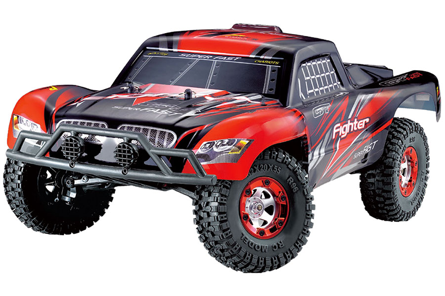 Radiostyrda bilar - 1:12 - Fighter Pro Short Course BL - 2,4Ghz - RTR