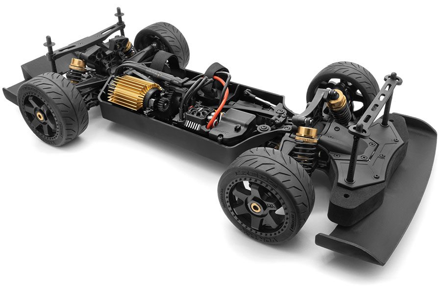 Radiostyrda bilar - 1:8 - QuantumR Flux BL - Grå/Röd - 4WD - 2,4Ghz - ARTR