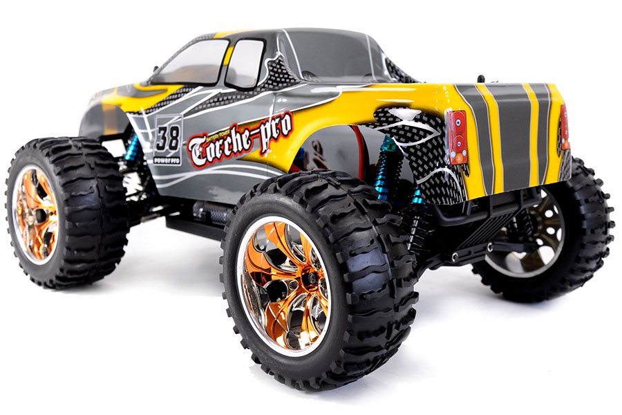 Radiostyrda bilar - 1:10 - Torche Monster Pro BL - 4WD - 2,4Ghz - RTR