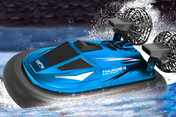 RC svävare - Hovercraft 757 Blå - 1:10 - 2,4Ghz - RTR