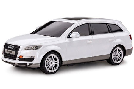 Radiostyrd bil - 1:24 - Audi Q7 White - RTR