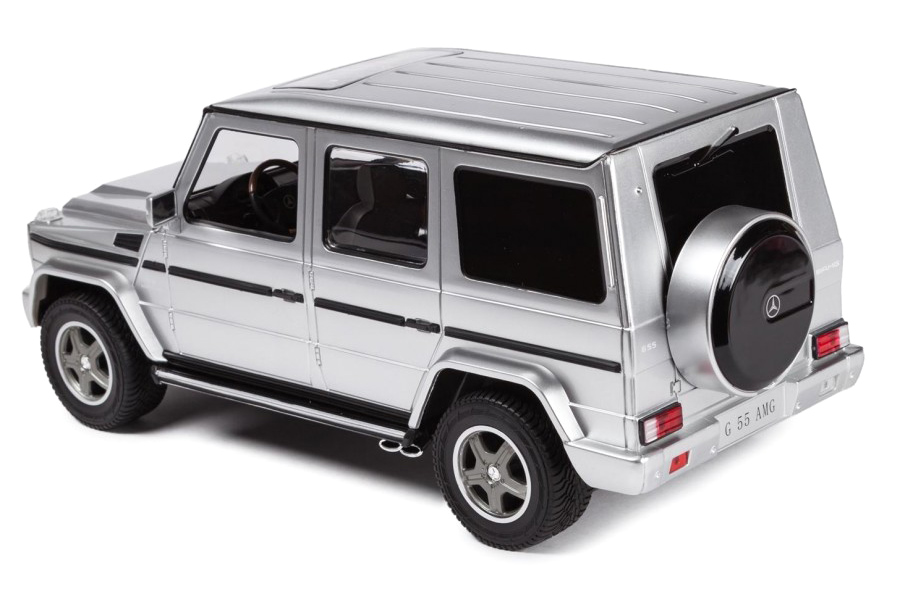 Radiostyrd bil - 1:14 - Mercedes-Benz G55 Silver - RTR