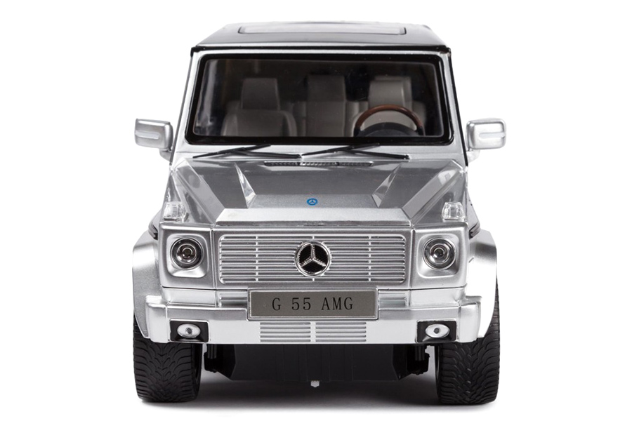 Radiostyrd bil - 1:14 - Mercedes-Benz G55 Silver - RTR