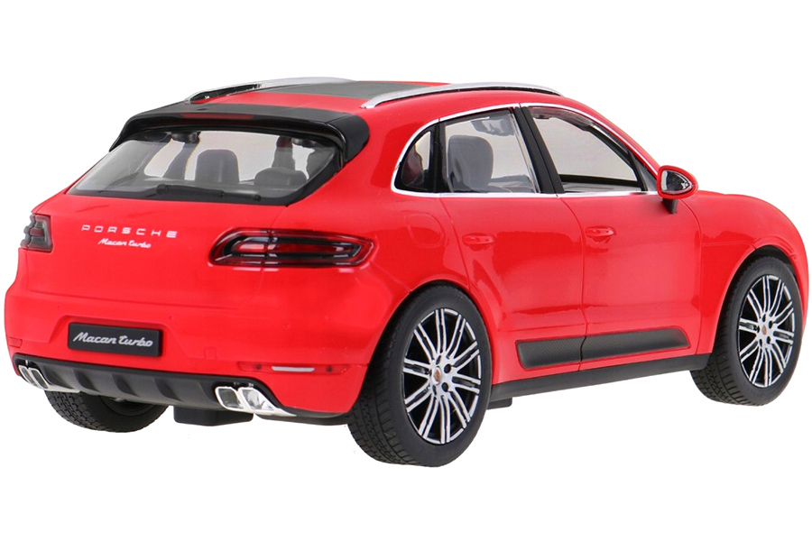 Radiostyrda bilar - 1:14 - Porche Macan Turbo Röd - RTR