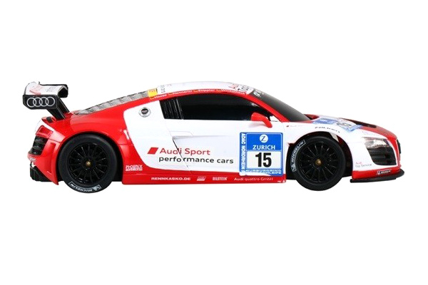 Thumbnail 735 f�r Radiostyrd bil - 1:18 - Audi R8 LMS R&ouml;d - RTR