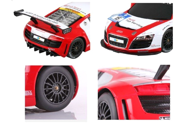 Thumbnail 735 f�r Radiostyrd bil - 1:18 - Audi R8 LMS R&ouml;d - RTR