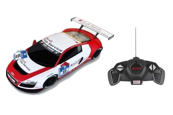 Thumbnail 735 f�r Radiostyrd bil - 1:18 - Audi R8 LMS R&ouml;d - RTR