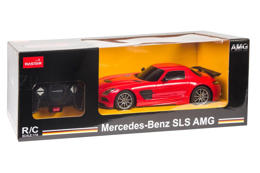 Thumbnail 735 f�r Radiostyrd bil - 1:18 - Mercedes-Benz SLS AMG - RTR