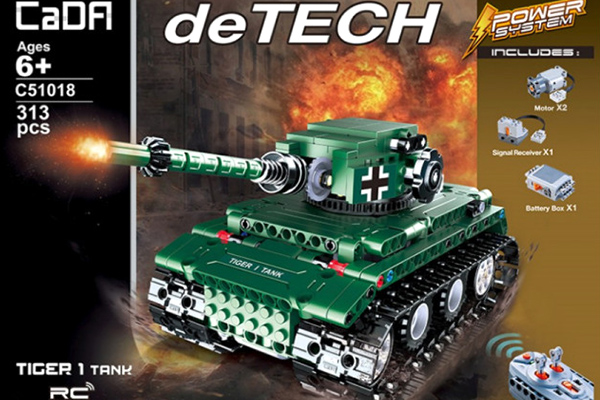 RC bygg modell - Cada Tiger 1 Tank - 2,4Ghz - QH