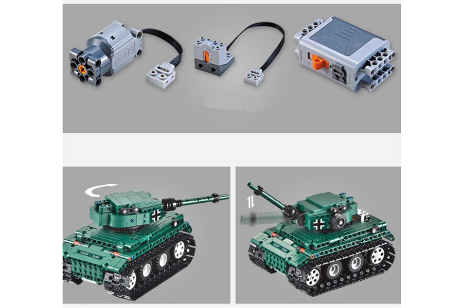 RC bygg modell - Cada Tiger 1 Tank - 2,4Ghz - QH