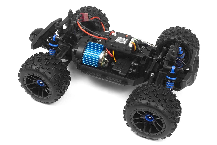 Radiostyrd bil - Maverick RC Atom Blue 4WD - 1:18 - 2,4Ghz - RTR
