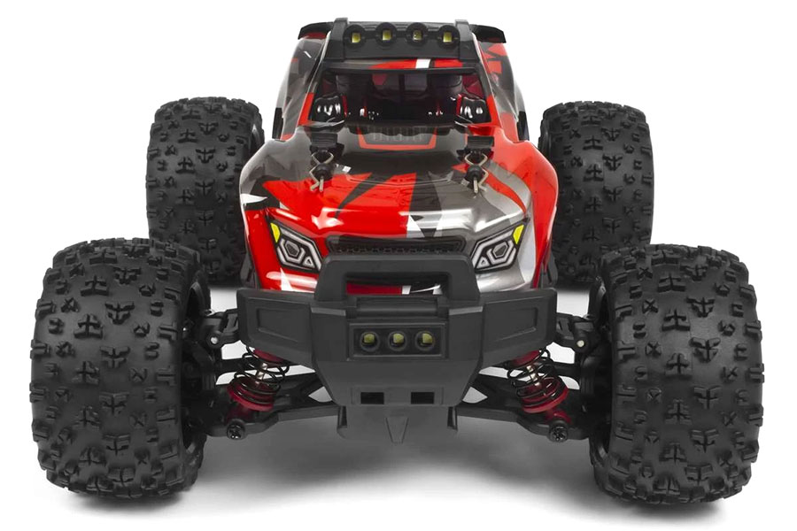 Radiostyrd bil - Maverick RC Atom Red 4WD - 1:18 - 2,4Ghz - RTR