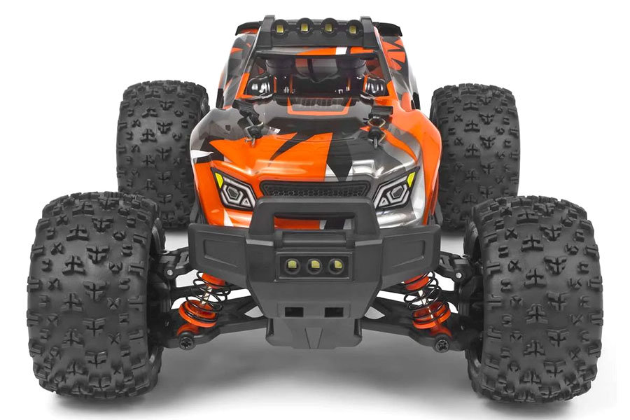 Radiostyrd bil - Maverick RC Atom Orange 4WD - 1:18 - 2,4Ghz - RTR