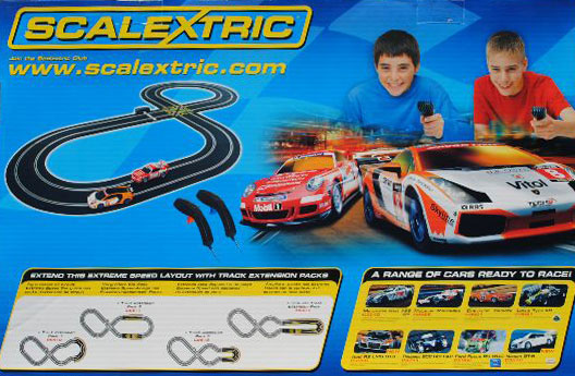 Scalextric bilbana - Porche 997 vs Lamborghini Gallardo - 1:32 - Inkl. Bilar