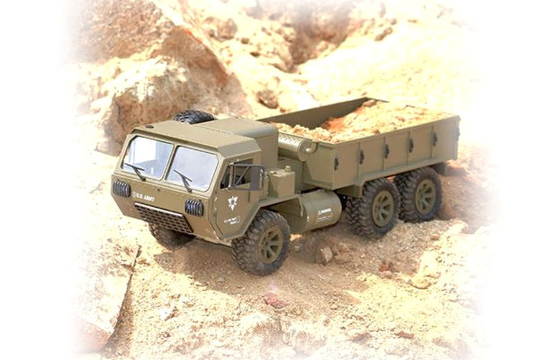 RC Militärfordon - Military Truck P801 6X6 - 1:16 - 2,4Ghz - RTR