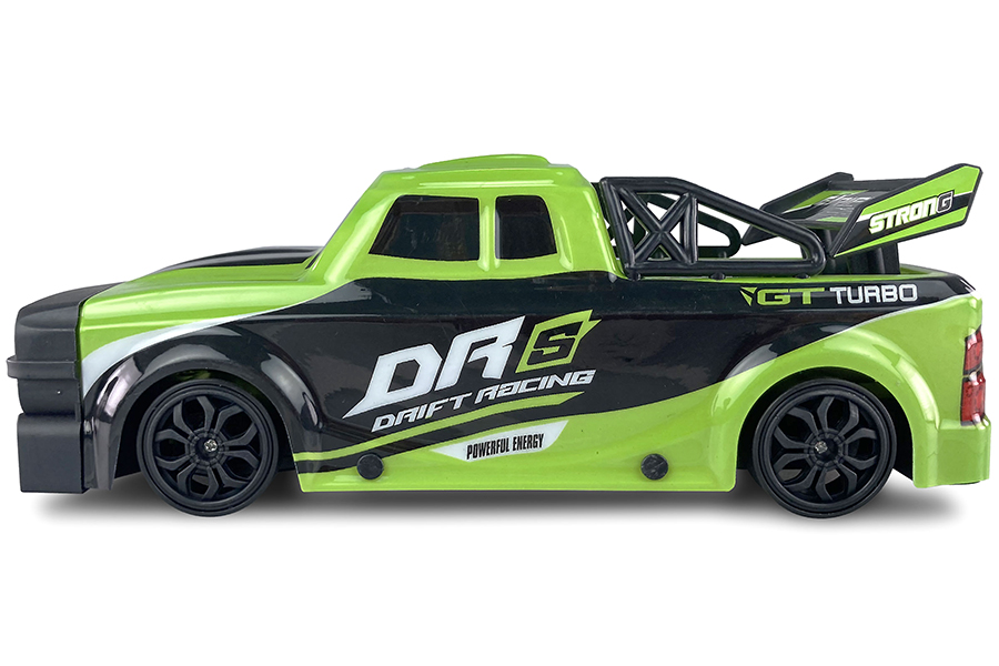 Radiostyrd bil - 1:18 - DRS Drift racing car 2,4Ghz 4WD - Green - RTR