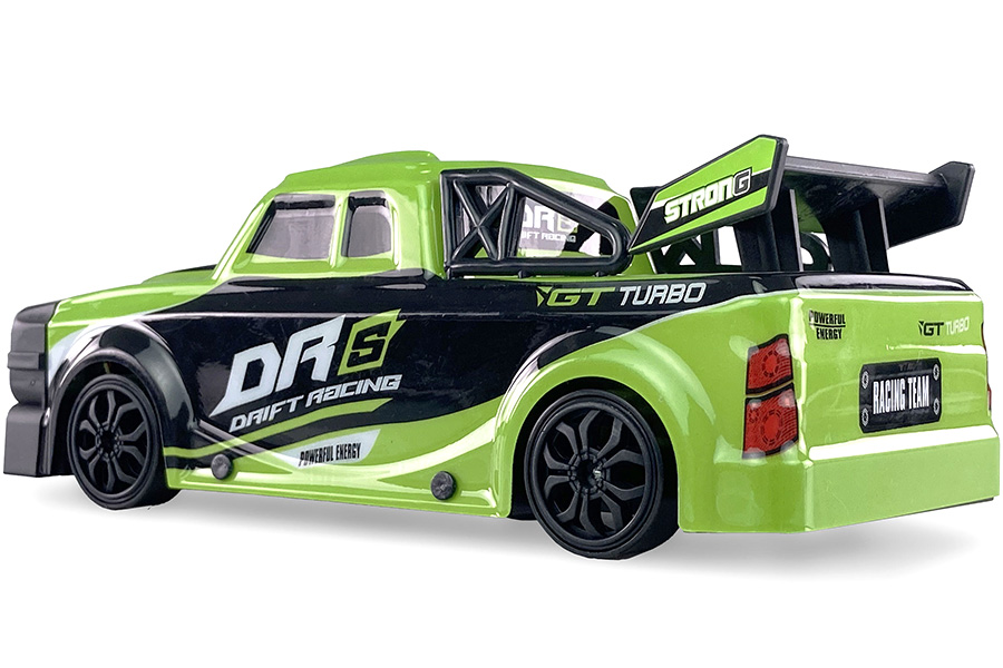 Radiostyrd bil - 1:18 - DRS Drift racing car 2,4Ghz 4WD - Green - RTR