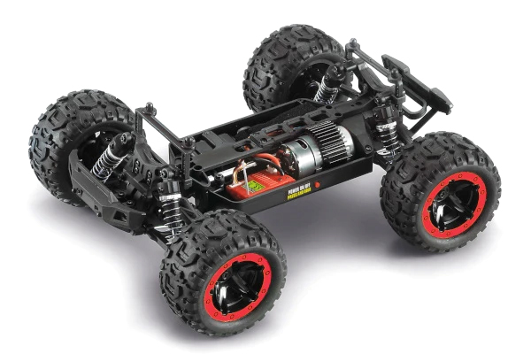 Radiostyrd bil - Slyder MT 4WD Orange - 1:16 - 2,4Ghz - RTR