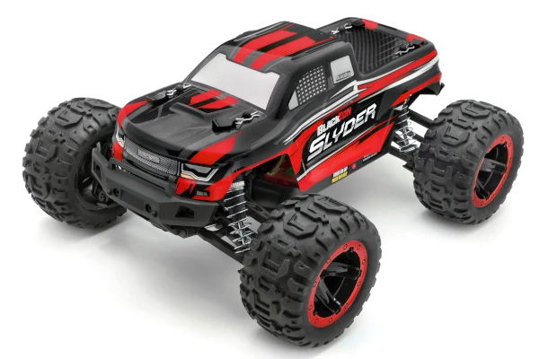 Radiostyrd bil - Slyder MT 4WD Red - 1:16 - 2,4Ghz - RTR