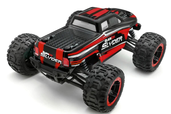 Radiostyrd bil - Slyder MT 4WD Red - 1:16 - 2,4Ghz - RTR