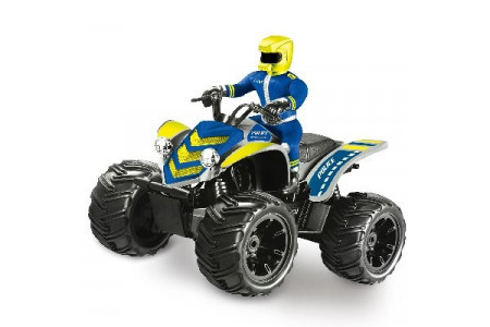 RC Radiostyrt Radiostyrd bil - Quad Police - RTR