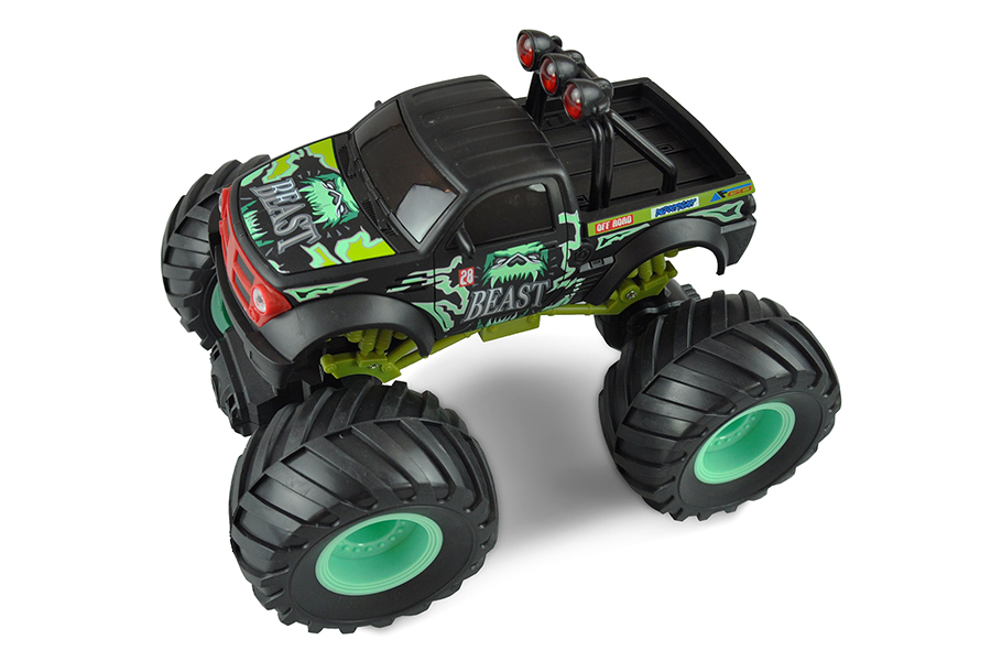 Radiostyrd bil - 1:18 - Big Buster Green - RTR