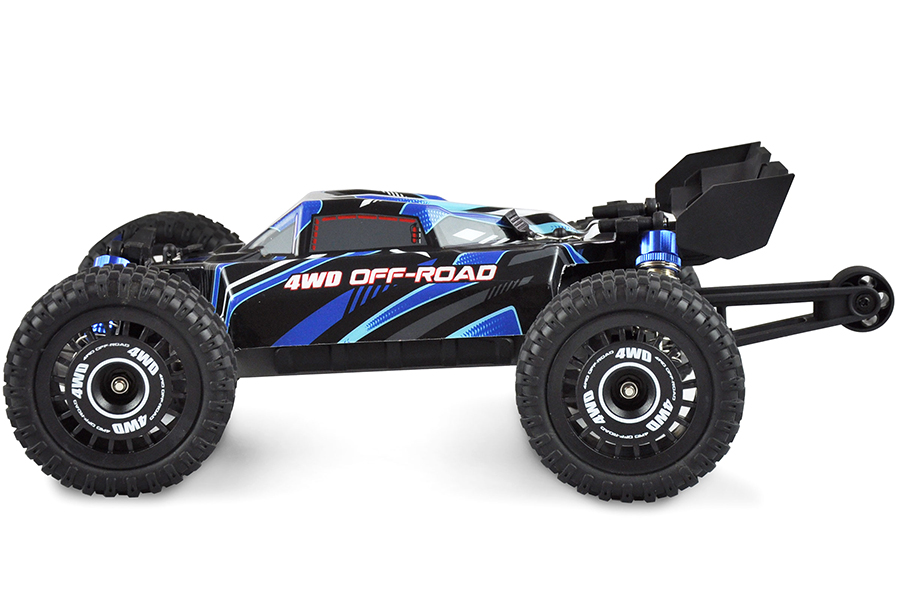 Radiostyrd bil - 1:16 - Hyper GO Buggy Brushless 4wd - Blue - 2,4Ghz - RTR