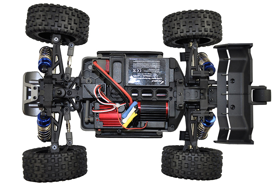 Radiostyrd bil - 1:16 - Hyper GO Buggy Brushless 3S 4wd - Blue - 2,4Ghz - RTR
