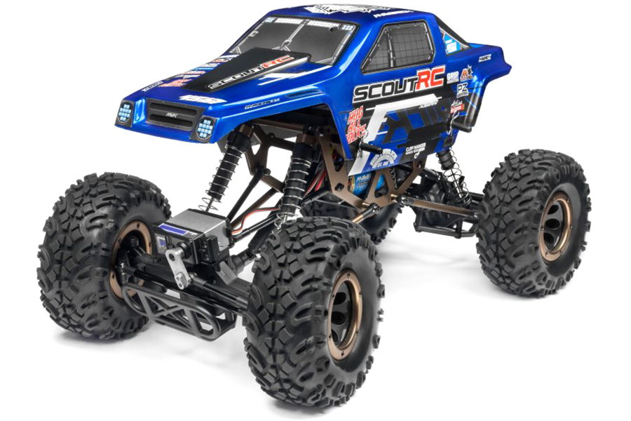 Radiostyrd Crawler - 1:10 - Scout RC - 4WD - 2,4Ghz - RTR