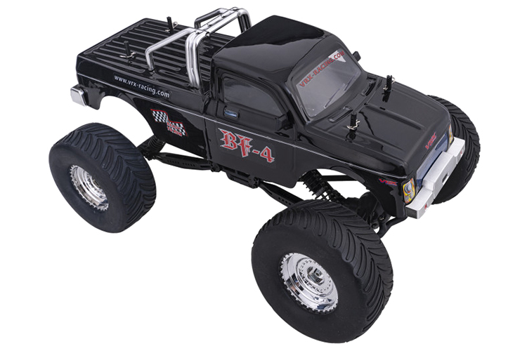 Thumbnail 693 f�r Radiostyrd Crawler - 1:10 - BF-4 Black - 4WD - 2,4Ghz - RTR