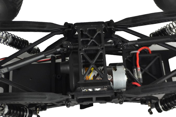 Thumbnail 693 f�r Radiostyrd Crawler - 1:10 - BF-4 Black - 4WD - 2,4Ghz - RTR