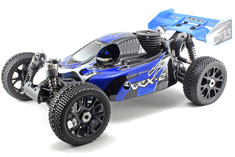 Metanol bil - 1:8 - VRX 2 Nitro - 4WD - 2,4Ghz - RTR