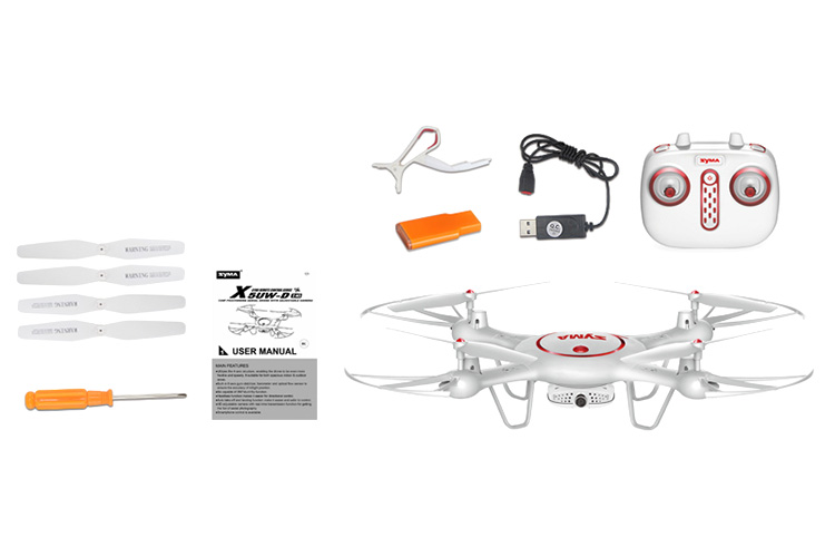 Radiostyrd Dron - Syma X5UW-D FPV - 2,4Ghz - RTF