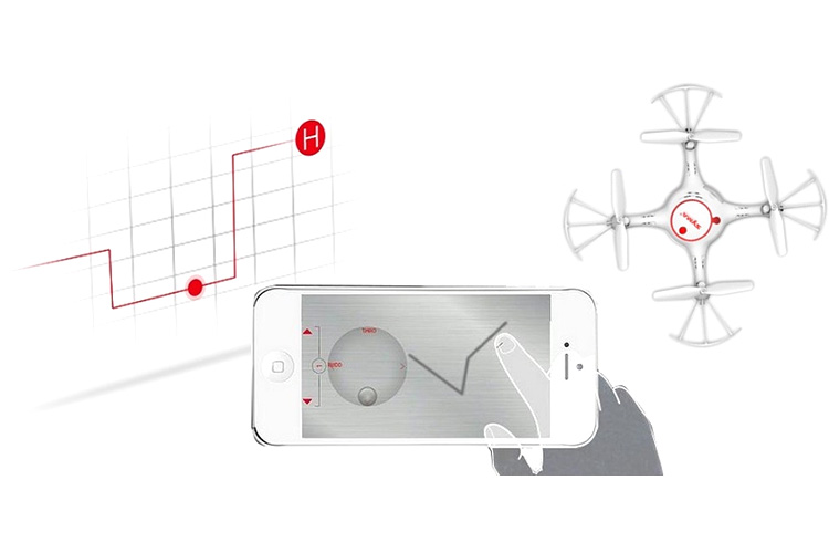 Radiostyrd Dron - Syma X5UW-D FPV - 2,4Ghz - RTF