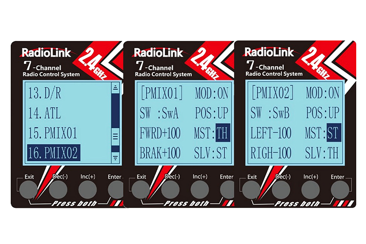 Sändarpaket - RadioLink RC6GS V3 Gyro 6Ch 2,4Ghz Digital Telemetry