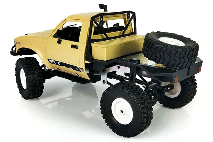 Thumbnail 693 f�r RC Byggsats  - 1:16 - Ofroad car 4WD - Gul