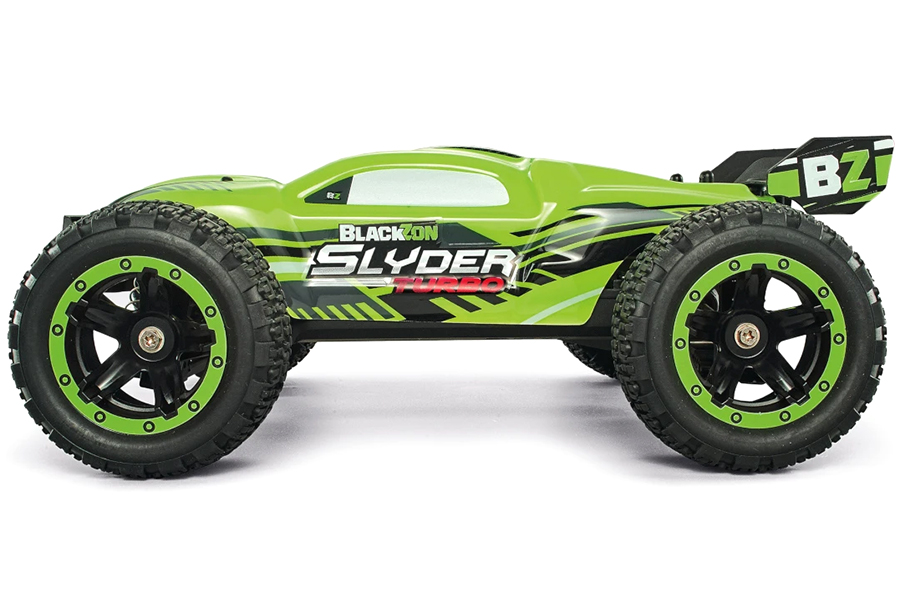 Radiostyrd bil - Slyder ST Turbo 4WD BL Green - 1:16 - 2,4Ghz - RTR