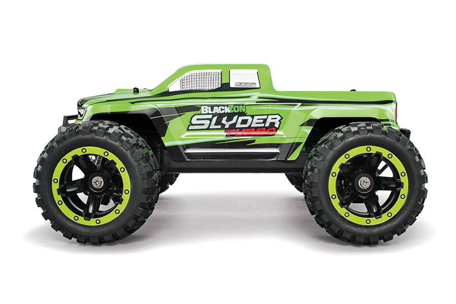 Radiostyrd bil - Slyder MT Turbo 4WD BL Green - 1:16 - 2,4Ghz - RTR