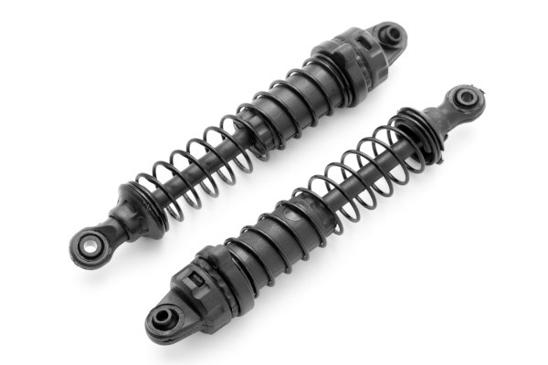 RC Radiostyrt Rear Shock (Black/2pcs) - Warrior