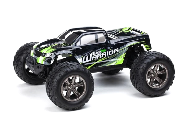 Bild p� Radiostyrd bil - 1:12 - Blackzon Warrior 2WD - 2,4Ghz - Gr&ouml;n - RTR