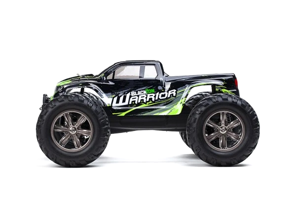 Thumbnail 693 f�r Radiostyrd bil - 1:12 - Blackzon Warrior 2WD - 2,4Ghz - Gr&ouml;n - RTR