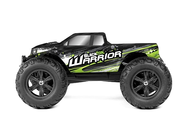 Thumbnail 693 f�r Radiostyrd bil - 1:12 - Blackzon Warrior 2WD - 2,4Ghz - Gr&ouml;n - RTR