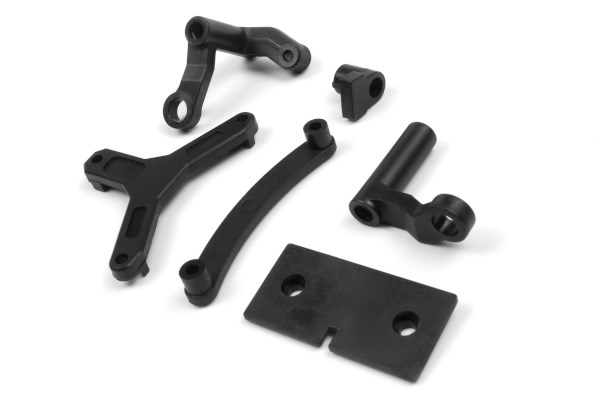 RC Radiostyrt Steering Assembly & Servo Mount Set