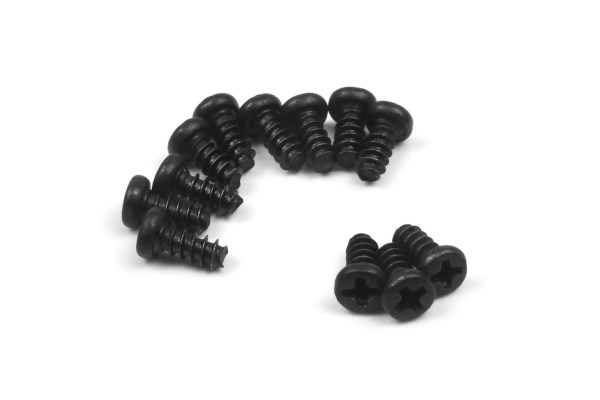 RC Radiostyrt Pan Head Self Tapping Screws 6x6mm (12pcs)