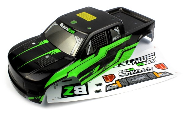 RC Radiostyrt Smyter MT Body (Black/Green)