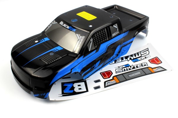 RC Radiostyrt Smyter MT Body (Black/Blue)