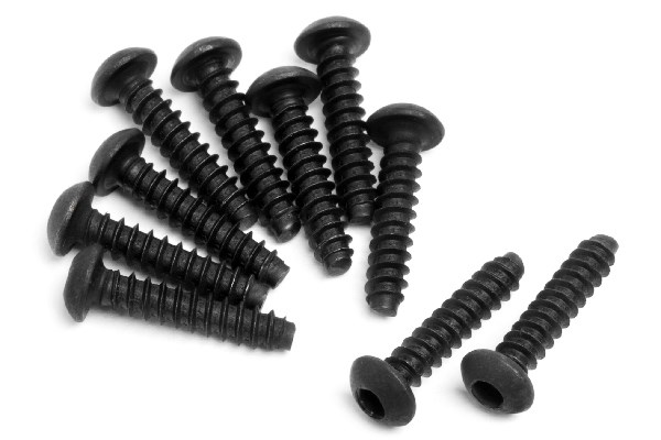 RC Radiostyrt TP. Button Head Screw M3x14mm (10pcs)