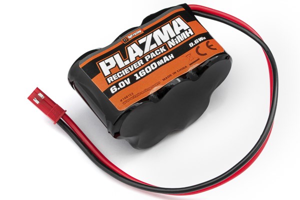 RC Radiostyrt Plazma 6.0V 1600mAh NiMH Receiver Battery Pack