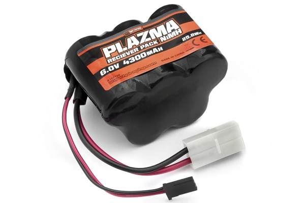 RC Radiostyrt Plazma 6.0V 4300mAh NiMH Baja Receiver Battery